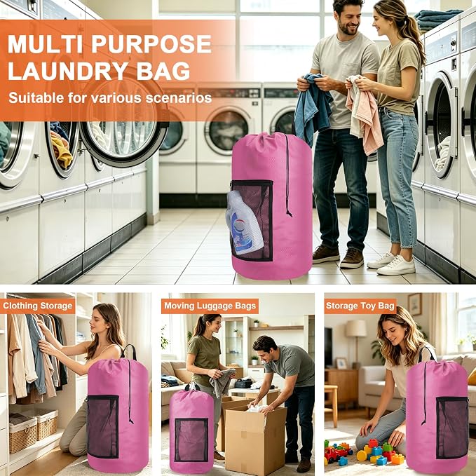 Laundry Bag Backpack Durable Laundry Bag - Image 6
