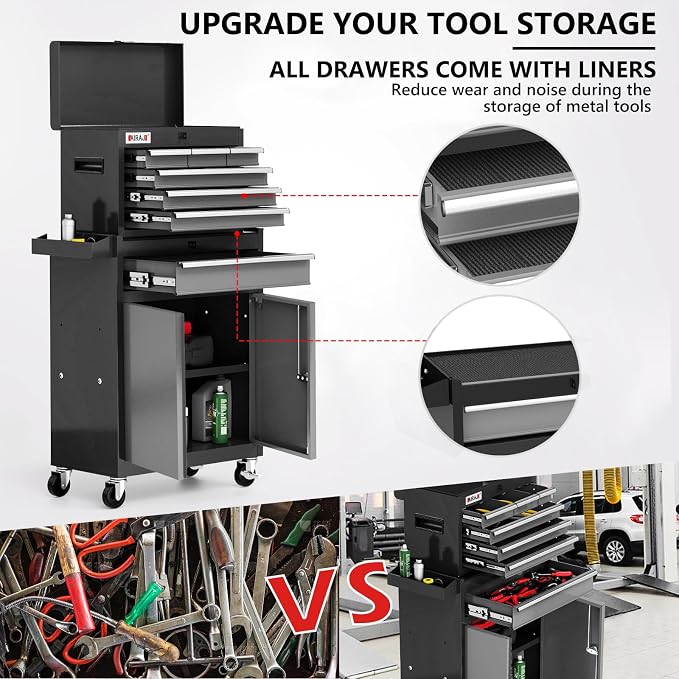 Tool Chest 7-Drawer | 40'' H Rolling Tool Chest - Image 3