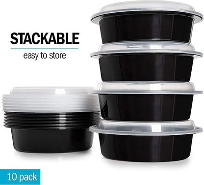 Igluu Meal Prep Containers Reusable 1 Compartment – 28oz | Round Food Containers - Image 7