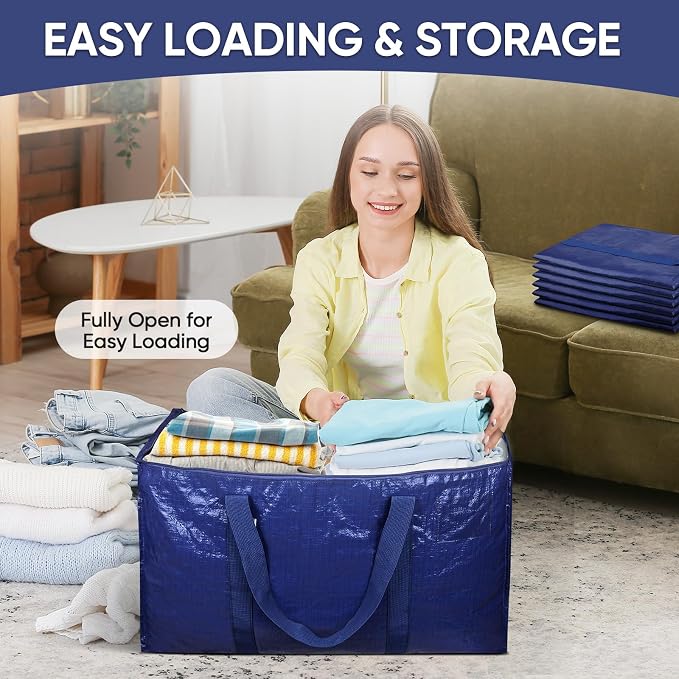TICONN 4 Pack Extra Large Moving Bags Heavy Duty - Image 7