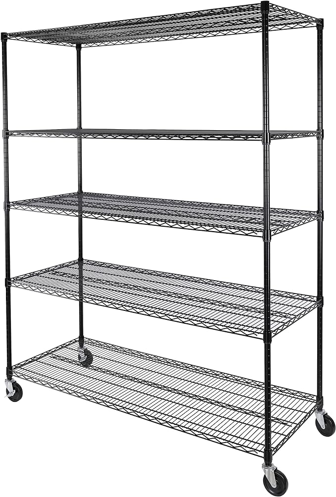 Seville Classics UltraDurable Heavy Duty NSF Solid Steel Wire Rack Storage Unit by SevilleClassics