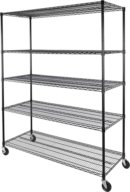 Seville Classics UltraDurable Heavy Duty NSF Solid Steel Wire Rack Storage Unit by SevilleClassics