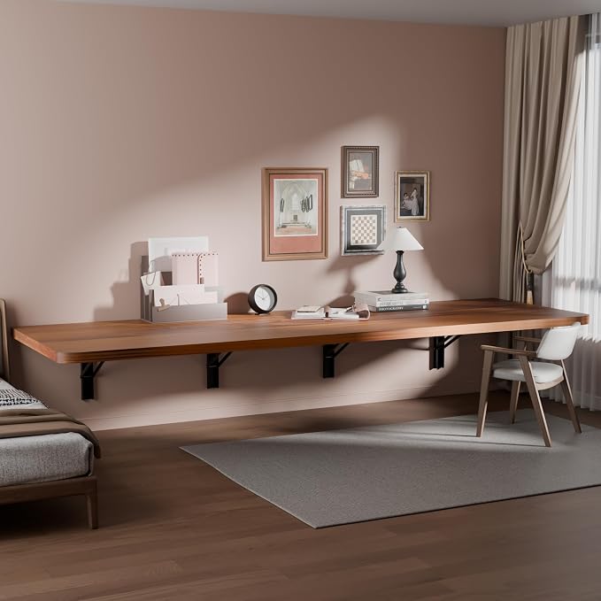 IAE Floating Wall Mounted Folding Table Desk - Image 7