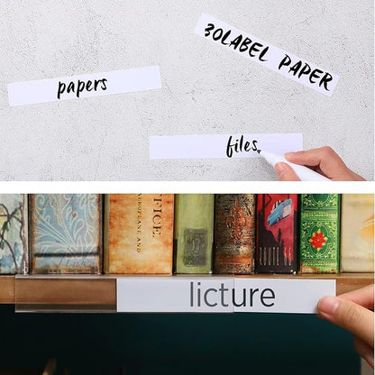 Teling 100 Pieces Shelf Label Holder - Image 6