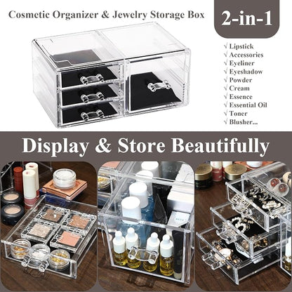 Sea Team Clear Makeup Organizer - Image 5