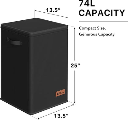 Simple Houseware Foldable Laundry Hamper Basket - Image 2