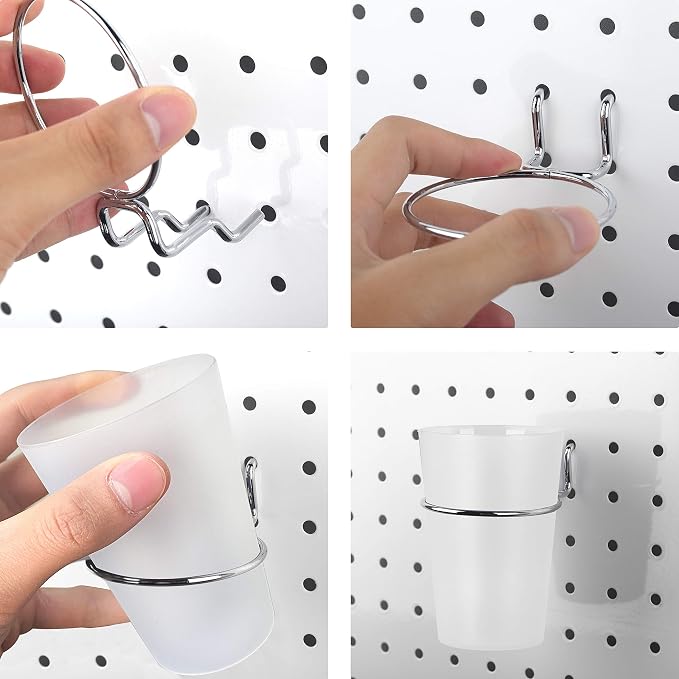 Kuhome 6 Set Pegboard Hooks - Image 4