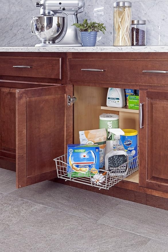ClosetMaid 14 in. Pull Out Cabinet Organizer, Heavy Duty, Slide Out Pantry - Image 2