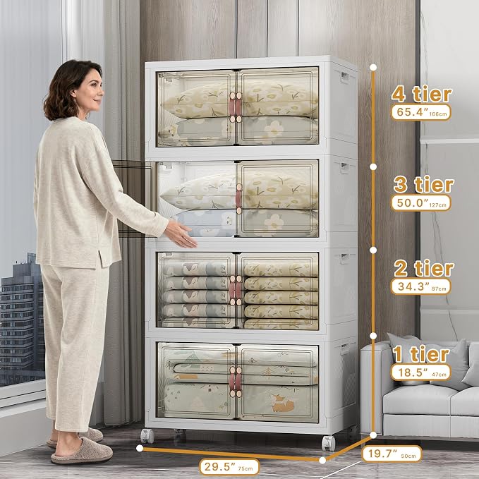 Extra Large Stackable Storage Bins - Image 6