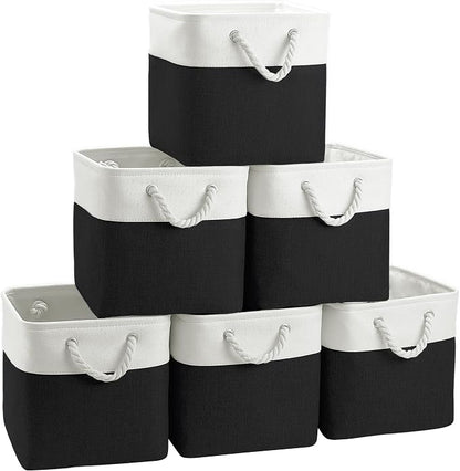 FinishingBo 11 inch Cube Storage Bin by SimplifySpaceSimplifyLife
