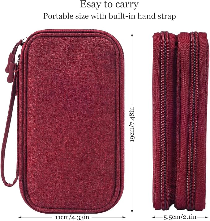 CAOODKDK Electronics Accessories Organizer Pouch Bag, Travel Universal Organizer - Image 2