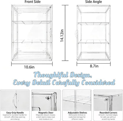 Baby Bottle Organizer，3-Tier Transparent Adjustable Baby Bottle Storage Cabinet - Image 2