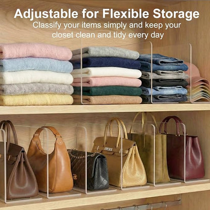 SortNStore Shelf Dividers for Closet Organization: 10" Tall x 16" Deep - Image 5