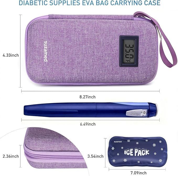 Insulin Cooler Travel Case, EVA Insulation Travel Medicine Kit - Image 5
