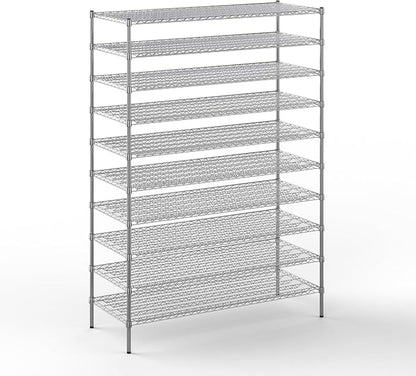 24" Deep x 60" Wide x 86" Height Wire Shelving Kit | 10-Tier | NSF Commercial by Regal+Altair