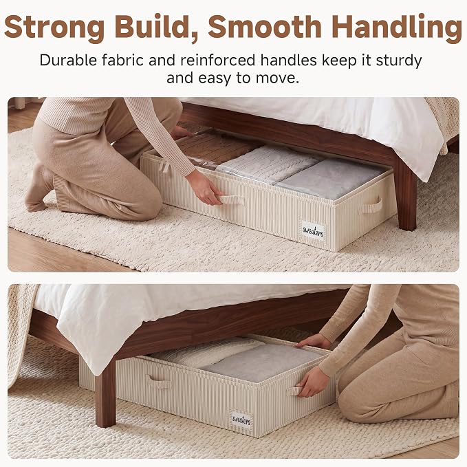StorageWorks Large Under Bed Storage Containers - Image 4