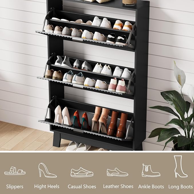 Shoe Cabinet Storage for Entryway - Image 3