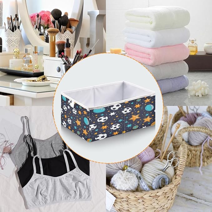 Ball and Star Closet Organizers Storage Cubes Storage Bins Shelf Baskets - Image 5