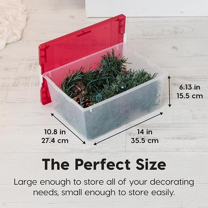 IRIS USA 12 Qt. Plastic Storage Bins Containers - Image 2