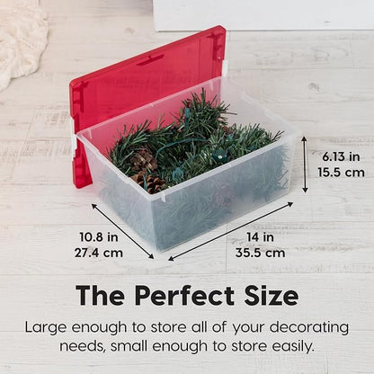 IRIS USA 12 Qt. Plastic Storage Bins Containers - Image 2