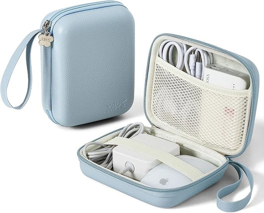 Charger Case for Macbook, Portable Tech Electronic Organizer Bag, Small Travel by Linpr