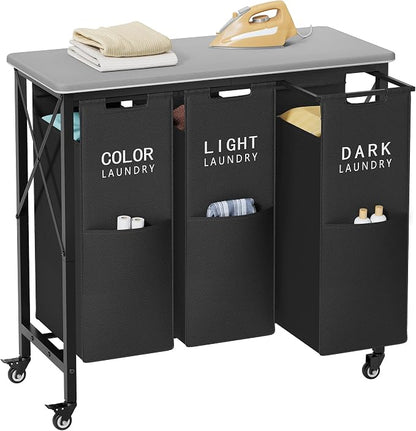 Gewudraw 3 Section Laundry Sorter by Gewudraw