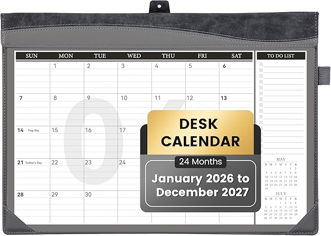 Yoment Desk Calendar 2026, Jan 2026-Dec 2027, 2026 Desk Calendar Large 17 x 12 by Yoment-Enjoyyourmoment