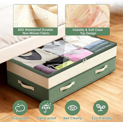 Dolicer 4 Pack Under Bed Storage - Image 5
