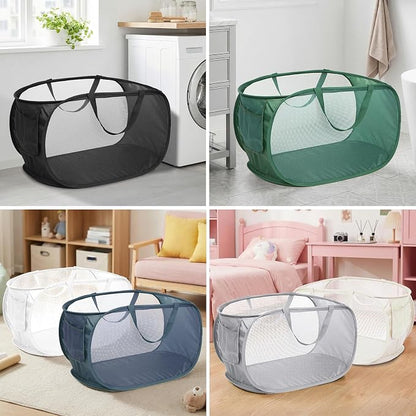 6 Pcs Durable Collapsible Laundry Baskets, Foldable Laundry Basket Large Opening - Image 7
