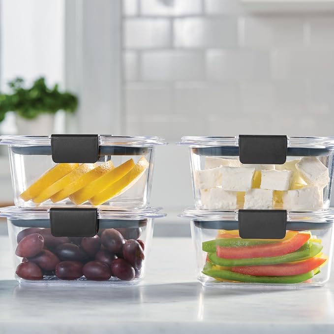 Rubbermaid Brilliance BPA Free Airtight Food Storage Containers - Image 4