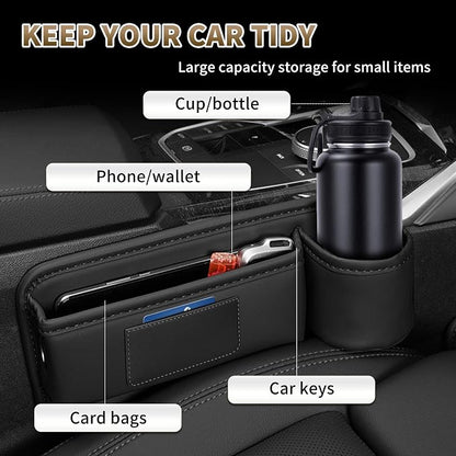 Kwak's 2 Pack Car Seat Gap Filler Organizer - Image 5