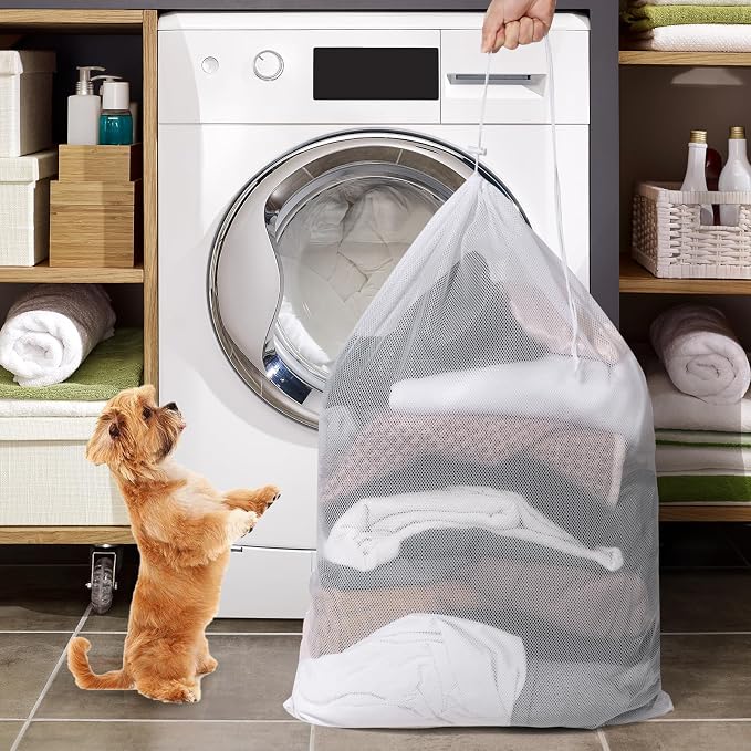 2 Pack Mesh Laundry Bags - Image 6