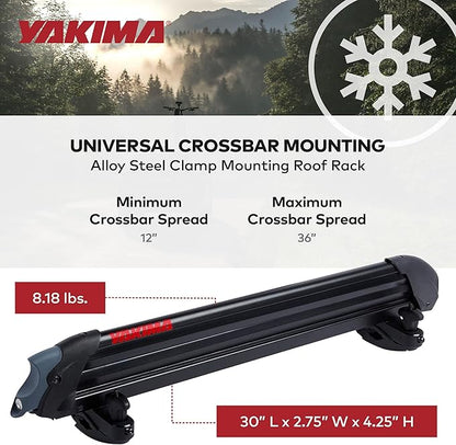 Yakima Ski & Snowboard Car Roof Rack, Fits up to 6 Ski Pairs or 4 Boards - Image 4