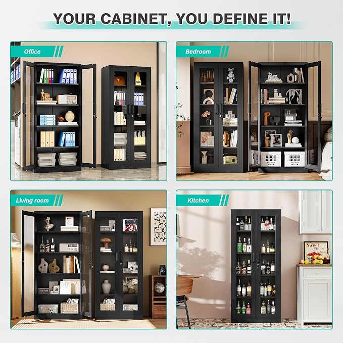 SISESOL Metal Storage Cabinet - Image 4