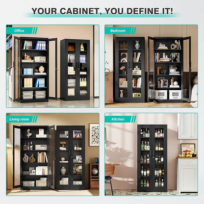 SISESOL Metal Storage Cabinet - Image 4