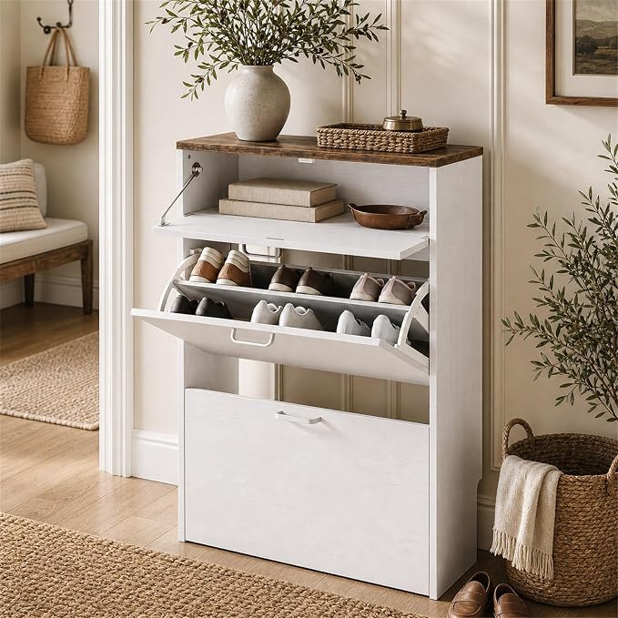VINGLI Shoe Cabinet Storage for Entryway Ultra Slim by VINGLI