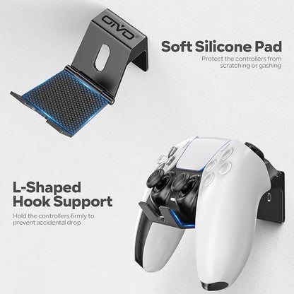 OIVO Controller & Headset Wall Mount Holder Stand, Foldable Headphone Stand - Image 5