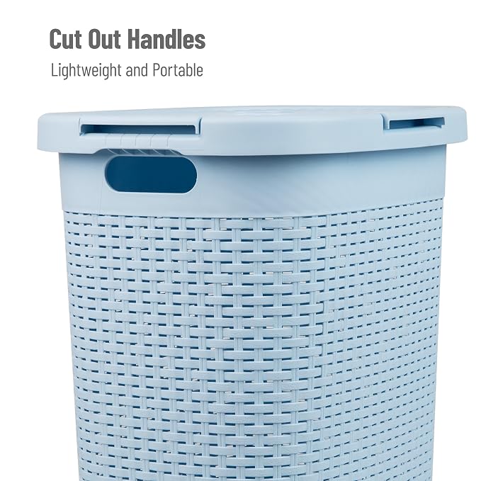 Mind Reader Slim Laundry Hamper - Image 4