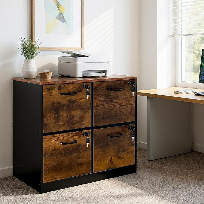 Garvee 4 Drawer File Cabinet - Image 2