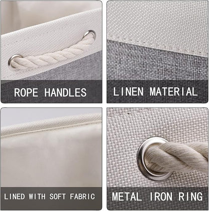 HNZIGE Large Fabric Storage Baskets - Image 6