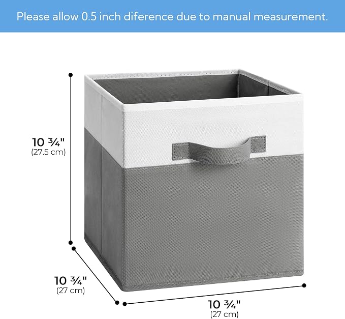 Cupic Cupid 11 Inch Storage Cube, Fabric Cube Storage Bin - Image 3