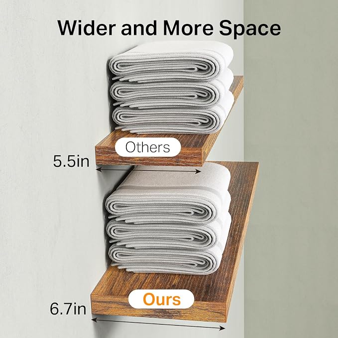 BAYKA Bathroom Floating Shelves - Image 6
