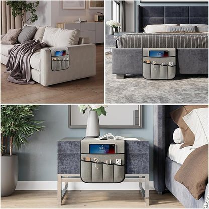 Armrest Organizer Non Slip Remote Control Holder Arm Chair Couch Caddy - Image 5