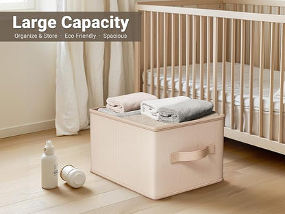 Storage Bins, Fabric Satin Storage Baskets - Image 2