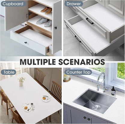 Drawer and Shelf Liner, Non-Slip Kitchen Cabinet Liners Non-Adhesive Thick - Image 9