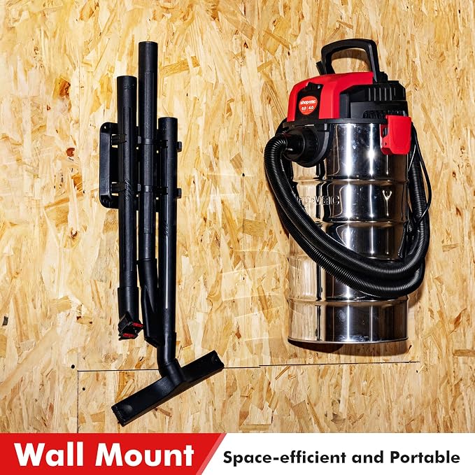 Shop-Vac 6 Gallon 4.0 Peak HP Wet/Dry Vacuum, Wall Mountable Compact Shop Vacuum - Image 2