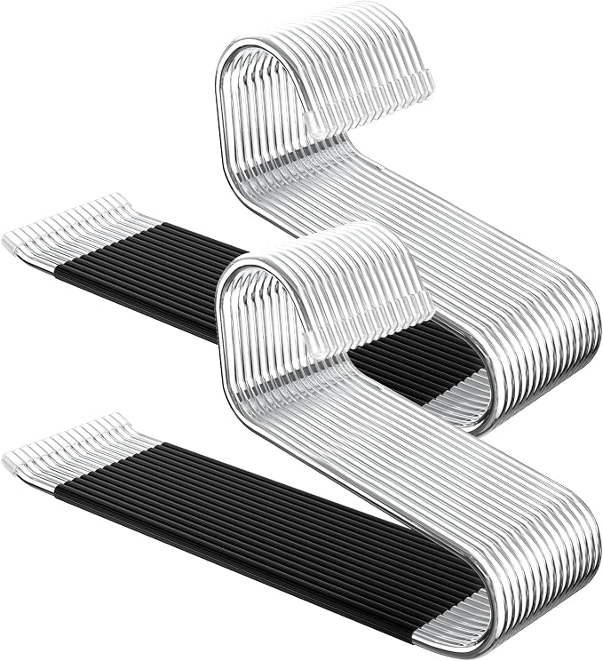 DOIOWN Pants Hangers: 30 Pack Open Ended Space Saving Clothes Hangers - Image 8