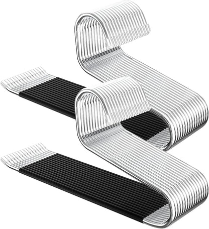 DOIOWN Pants Hangers: 30 Pack Open Ended Space Saving Clothes Hangers - Image 8