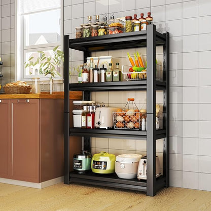 63''Storage Shelves, 4-Tier Garage Metal Shelving Unit, Adjustable, - Image 9