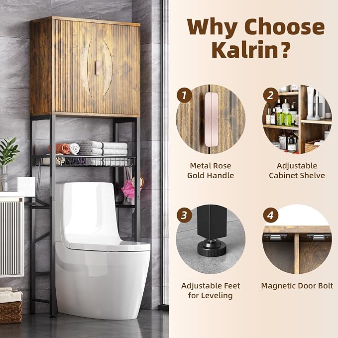 Kalrin Over The Toilet Storage Cabinet - Image 4